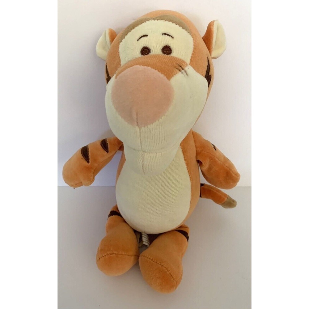 Disney Tigger Baby Plush Chime Rattle Winnie The Pooh Orange Baby Toy 13"